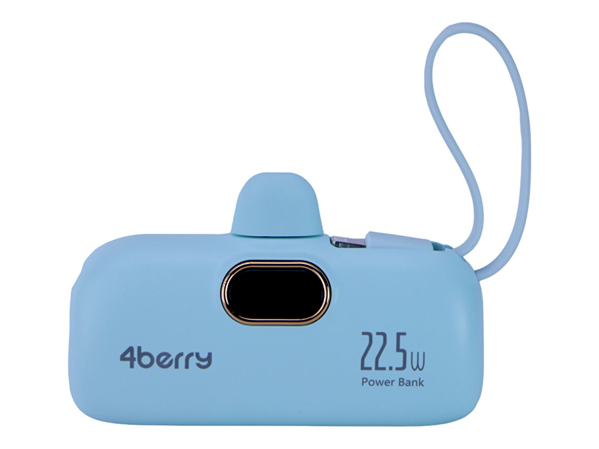 DX269B Yeşil Powerbank – 5.000 mAh, 22.5 W Type-C Hızlı Şarj