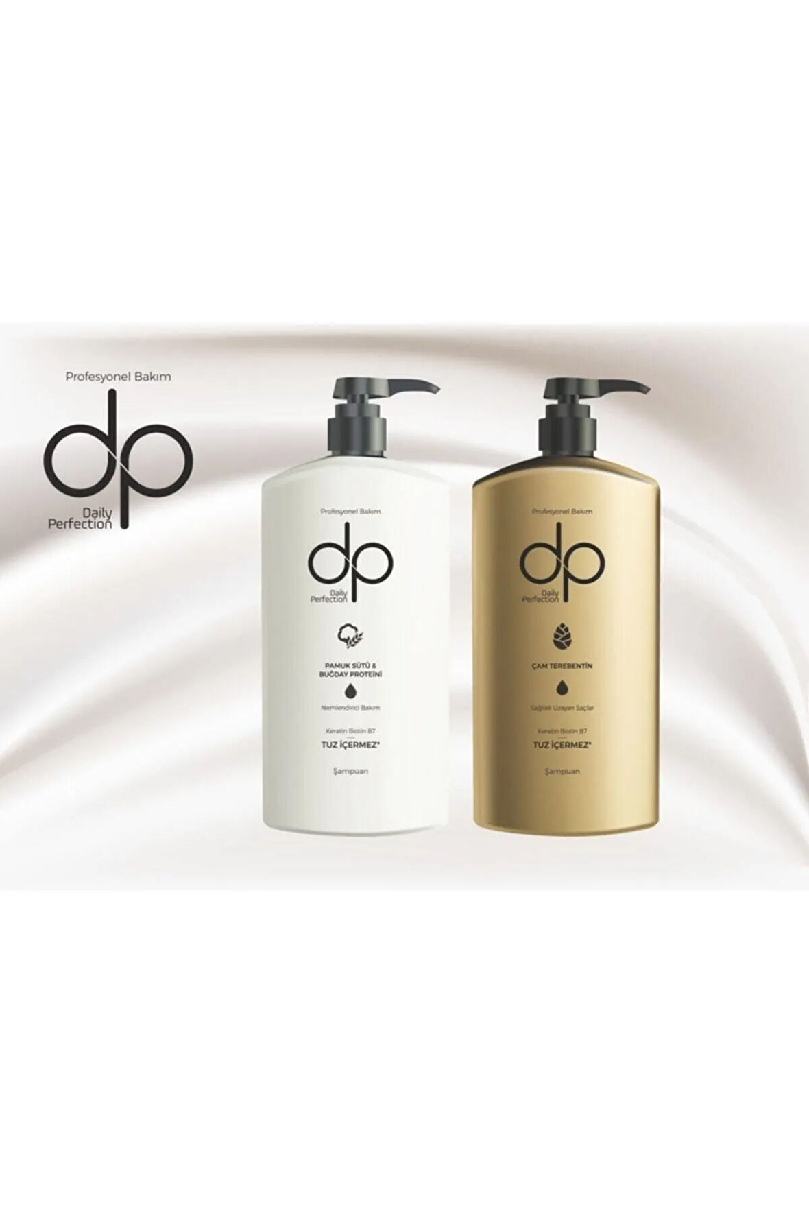 Daıly Perfection 1 Adet Pamuksütü Buğday Proteini 1 Adet Çam Terebentin(800ML) Şampuan 2'li Set