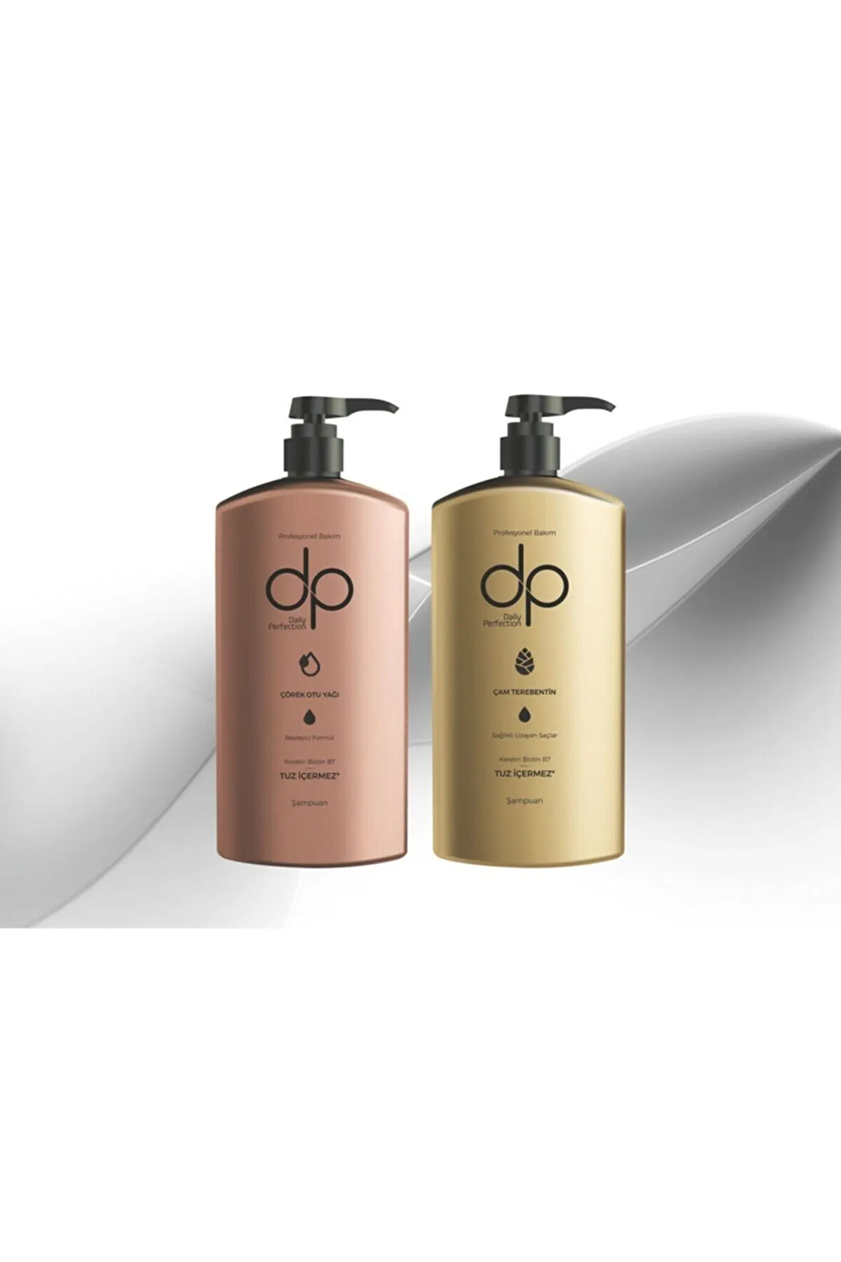 Daıly Perfection 1 Adet Çam Terebentin(800 Ml) 1 Adet Çörek Otu Yağı(800 Ml) Şampuan 2'li Set