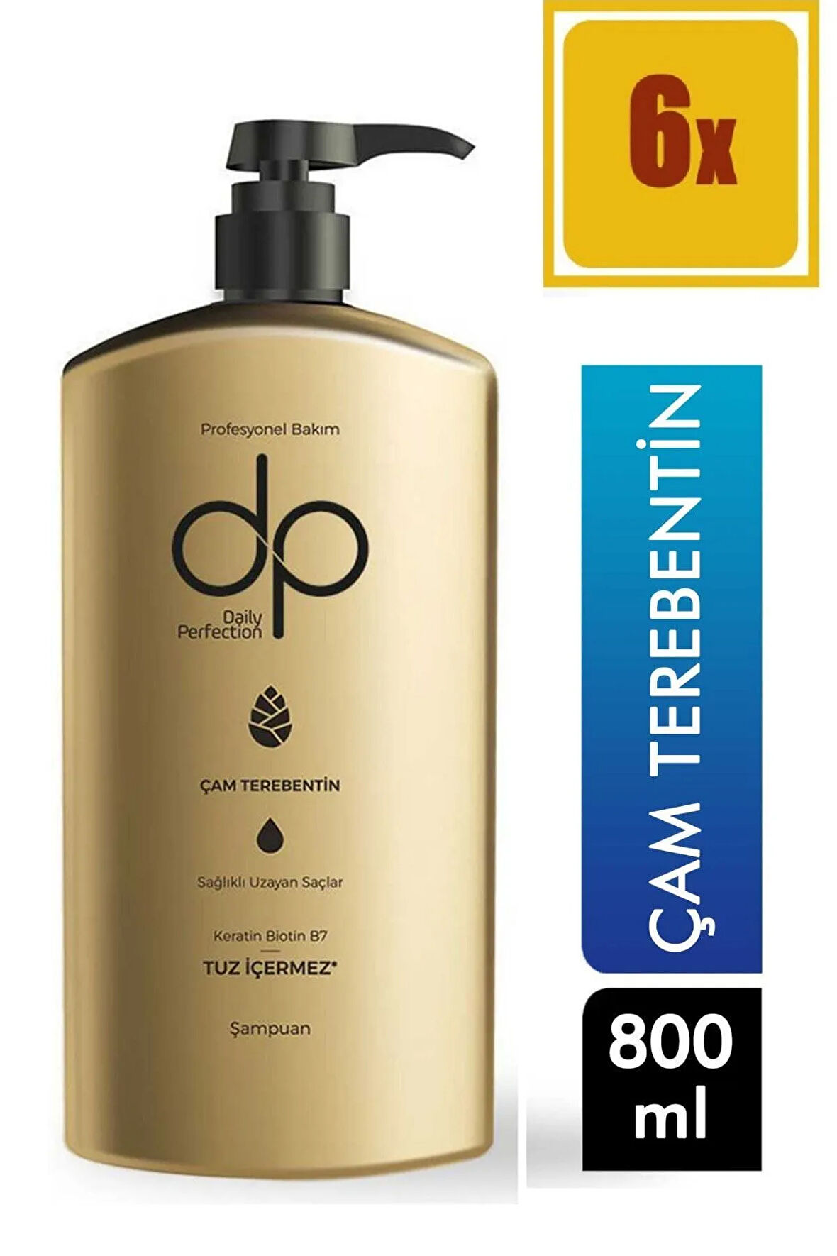 Şampuan Çam Terebentin 800 Ml 6 Adet
