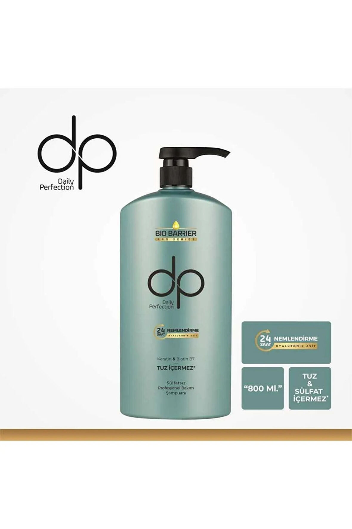 Dp Bio Barrier Şampuan 24 Saat Nemlendirme 800 Ml