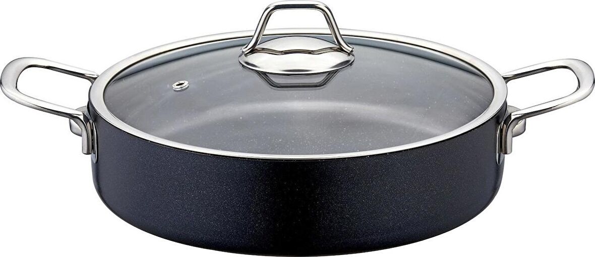 Evimsaray Zest Gusto Granit Basık Tencere 36 cm