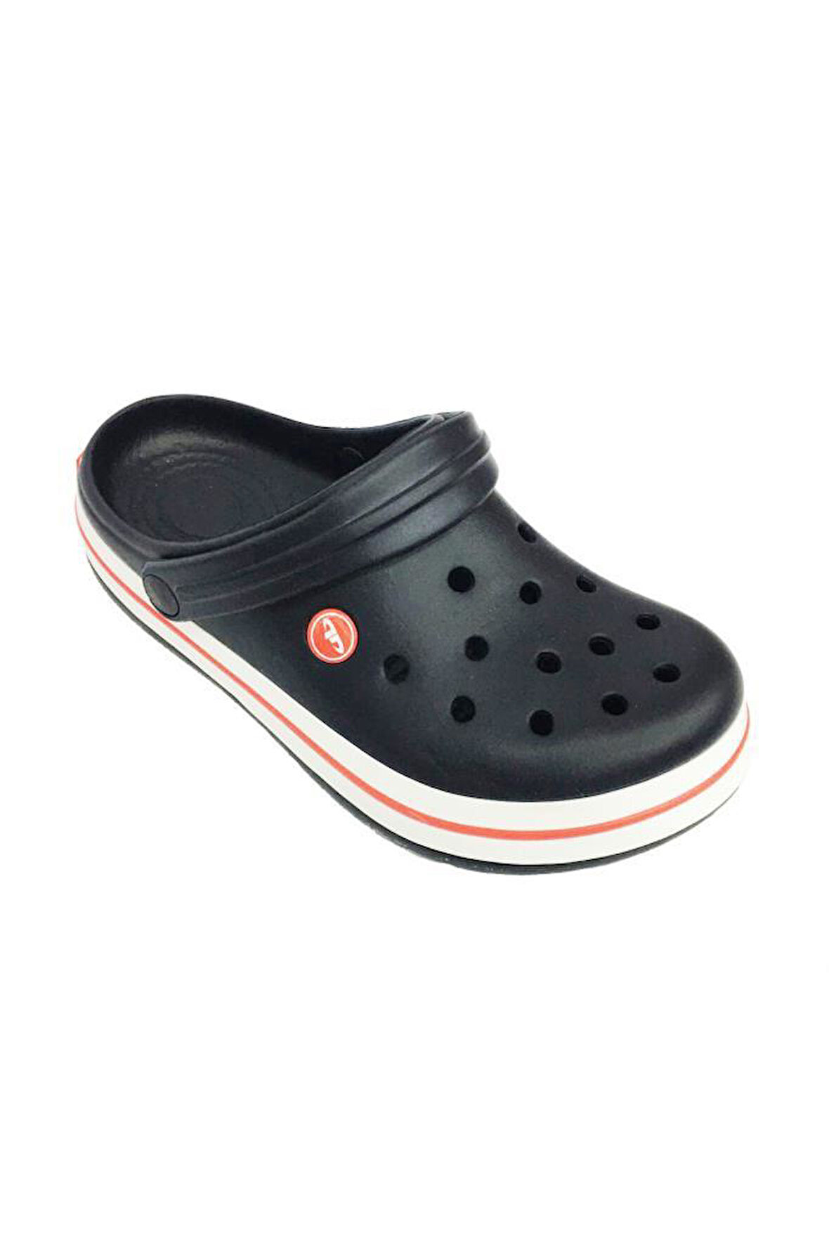 Akınal E195-24 Medical Sabo Kadın Terlik Lacivert Beyaz Kırmızı