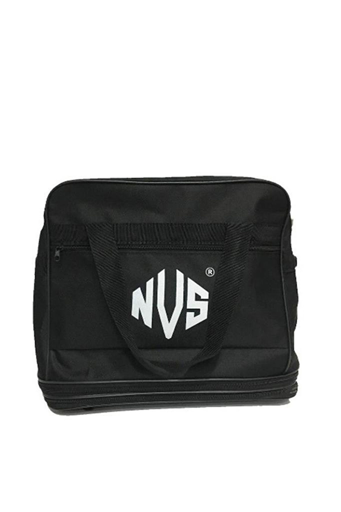 NVS 129-24 50cm 2 Katlı Tekerlekli Seyahat Çanta Siyah