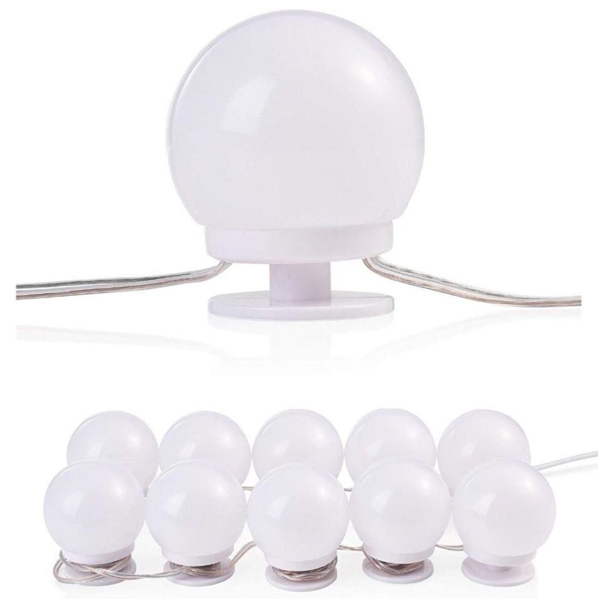 SGE 10 LED AMPUL AYARLANABİLİR MAKYAJ AYNA IŞIĞI