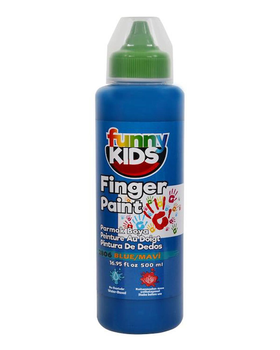 Funny Kids Parmak Boyası Mavi 500ml