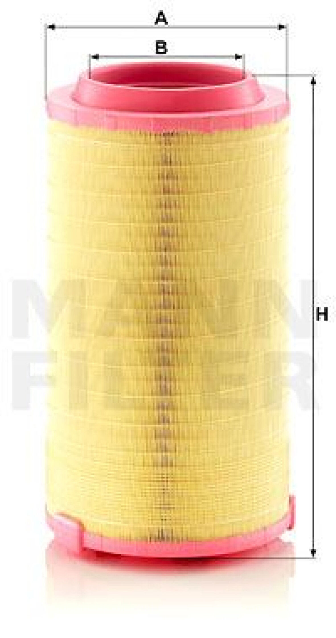 Man Truck Hava Filtresi Dis Man Tgs-Tgx 19> Euro 6 Y.m. - Mann C27038/1