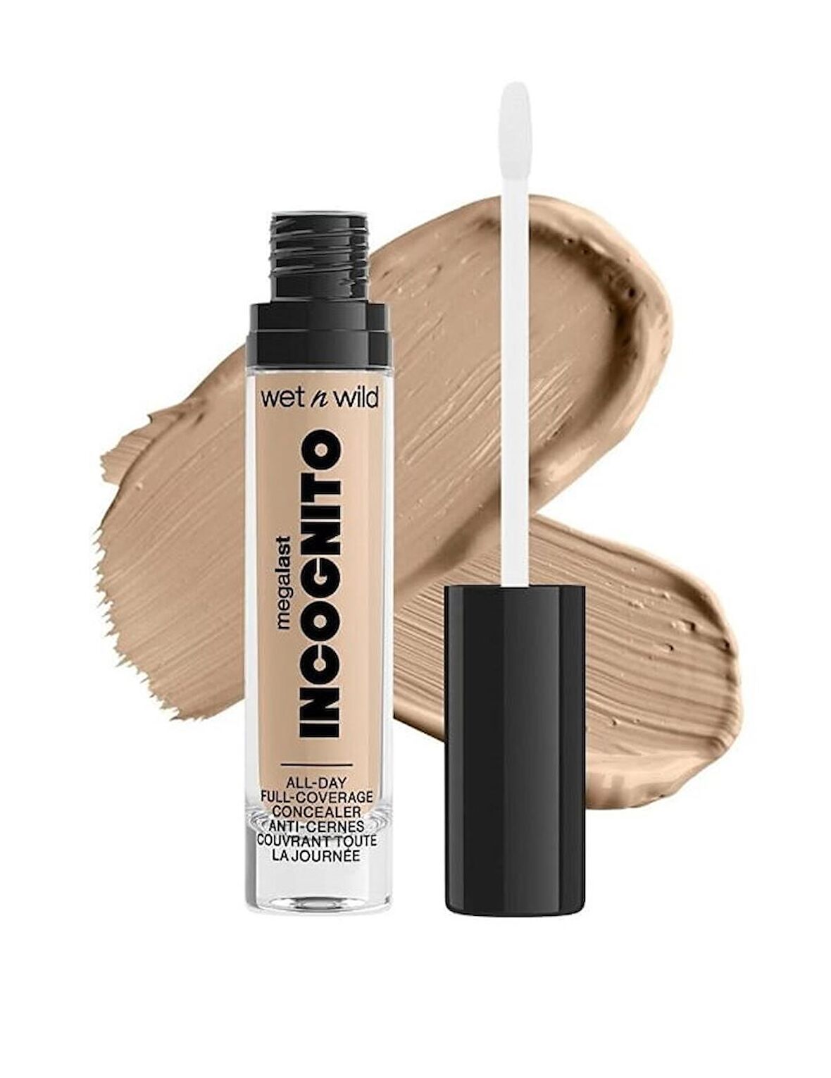wet n wild Mega Last Incognıto All - Day Full Covarage Concealer Medıum Honey