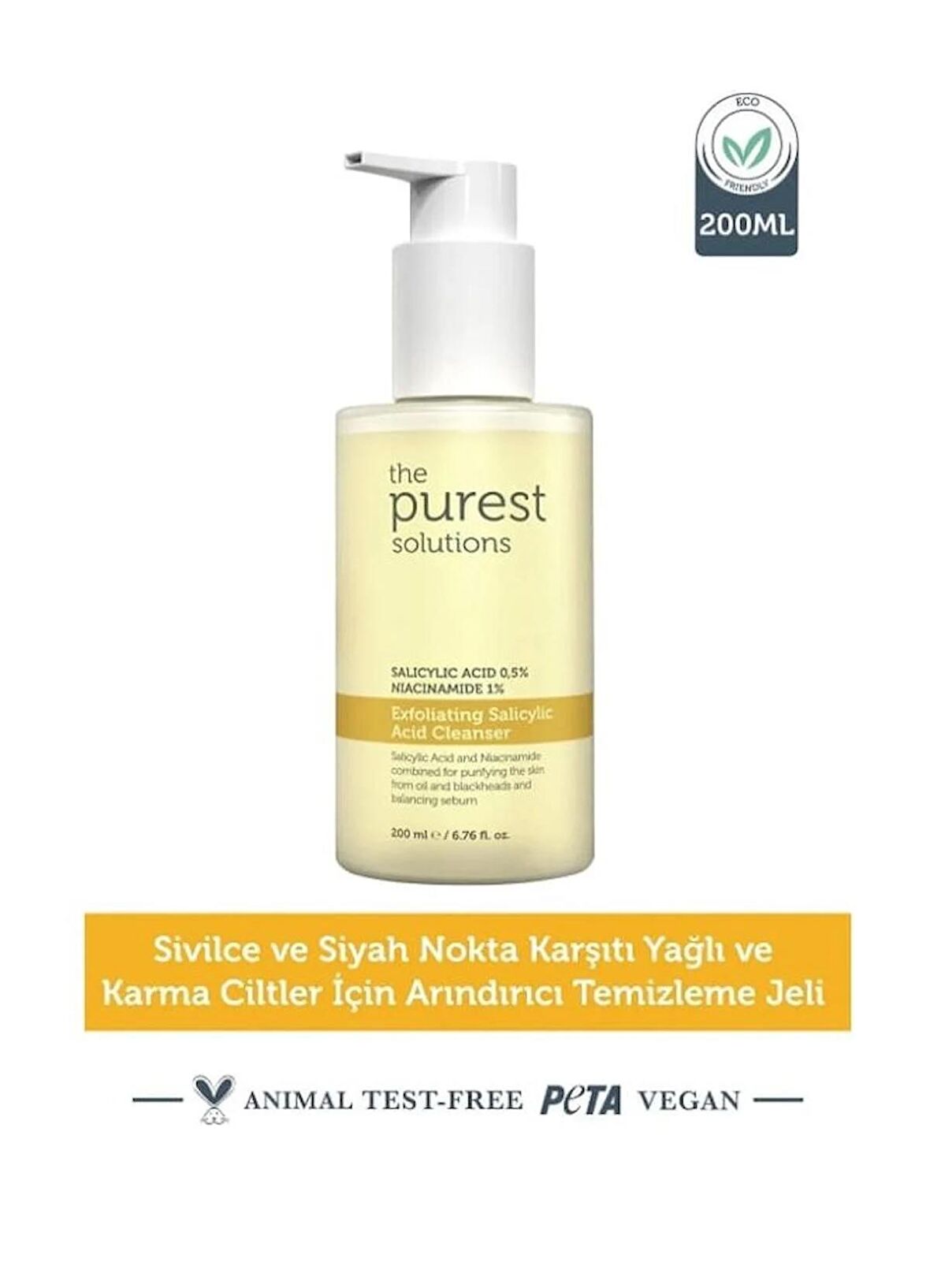 The Purest Solutions Yağlı Cilt Temizleme Jeli 200 ML