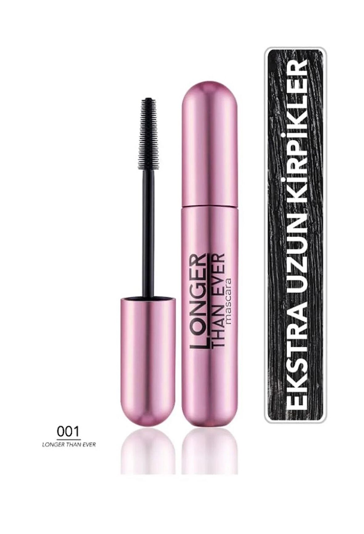 Flormar Longer Than Ever Kirpik Uzatıcı Etkili Besleyici Maskara 001 Black