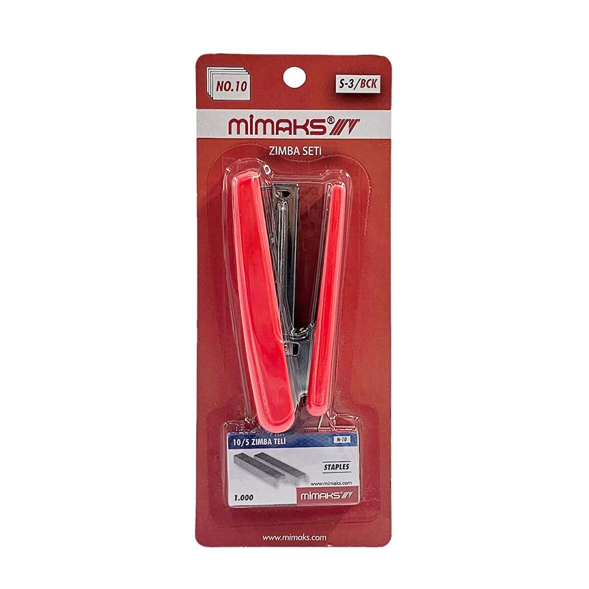 MİMAKS S-3/BCK  ZIMBA & NO:10  BLİSTER SET - TURANJ 