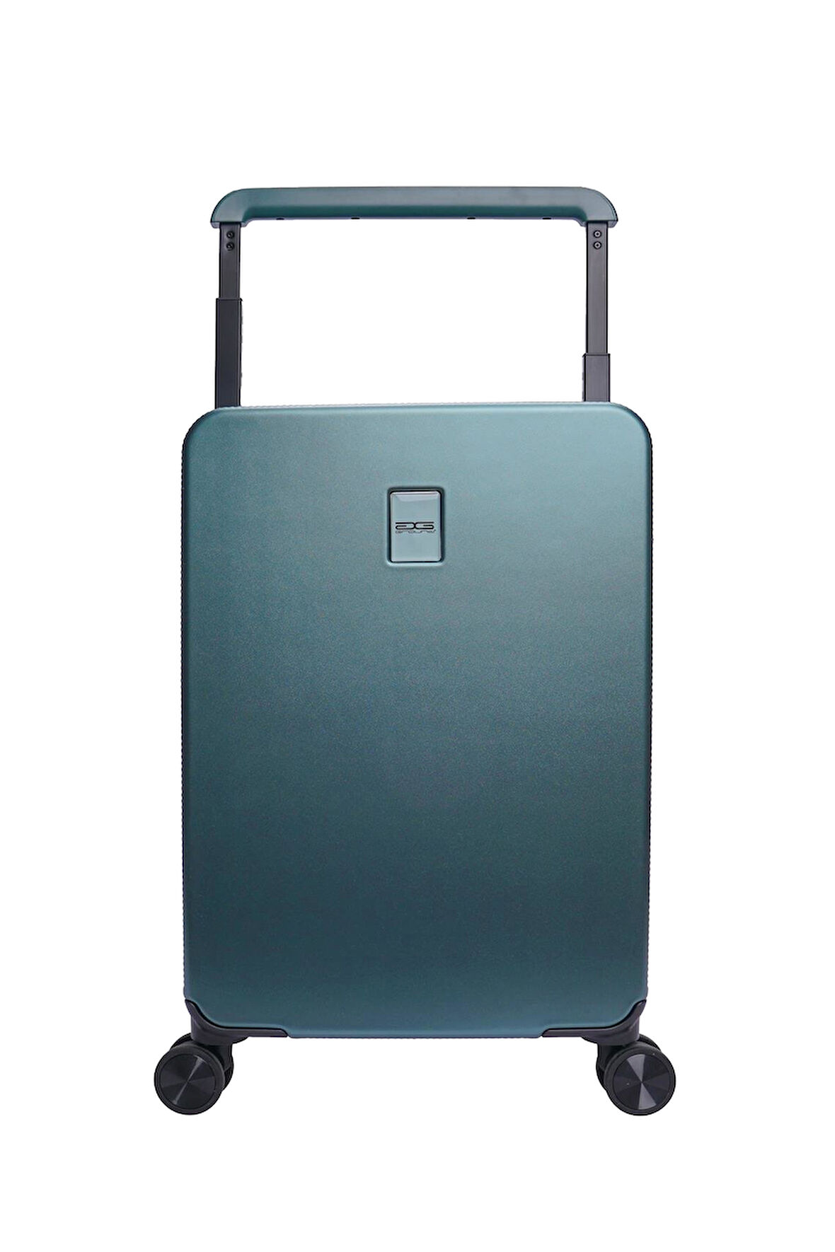 GROUND İthal Unısex Çizgili Trolley Orta Boy Valiz - Yeşil