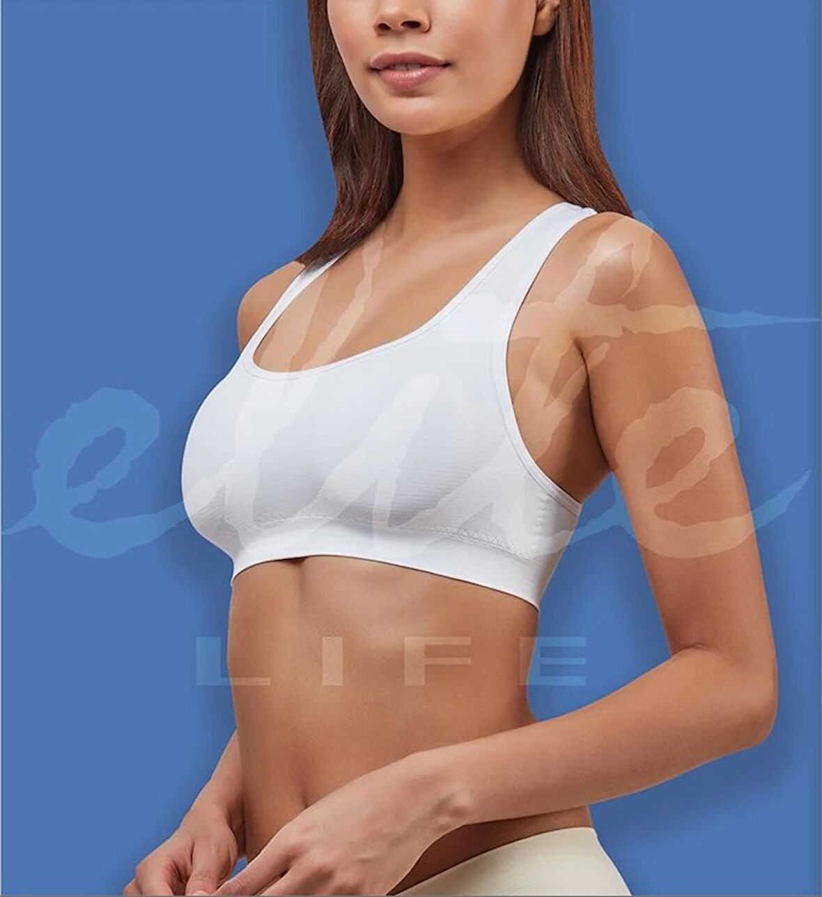 Elite Life 3D Dikişsiz Sünger Destekli Fitness Büstiyer