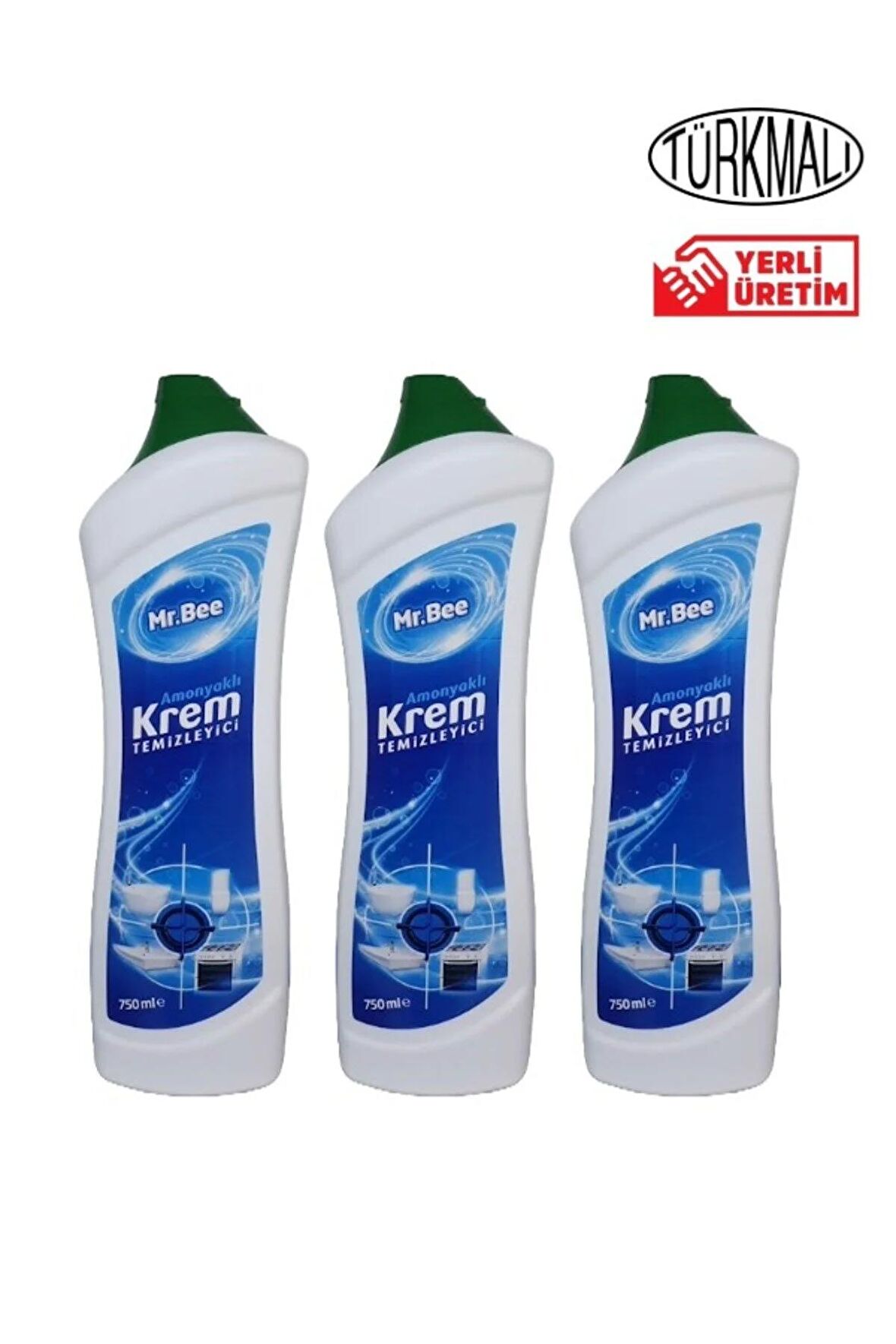 KREM YÜZEY TEMİZLEYİCİ 750 ML X 3 LÜ