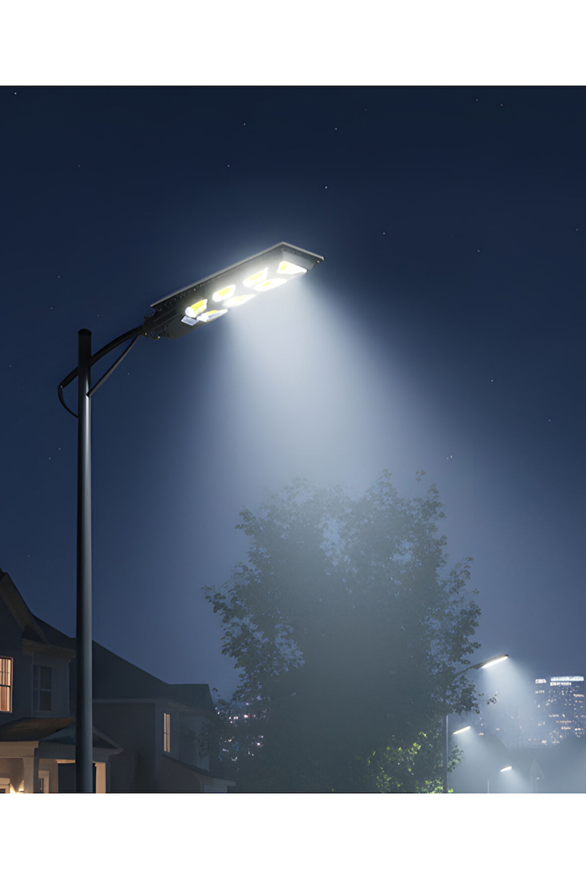 KST242 KARAGÖL COB LED SOLAR SOKAK ARMATÜRÜ — 350W / 3.2V 12000mAh