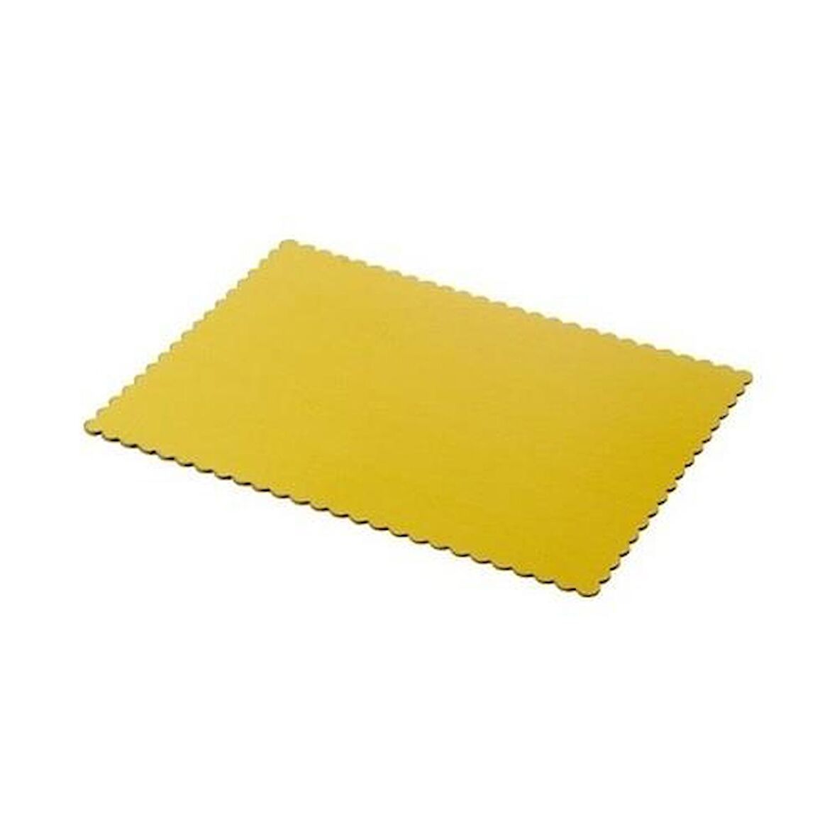 Turta Mendili / Pasta Altlığı Gold Dikdörtgen 26*37