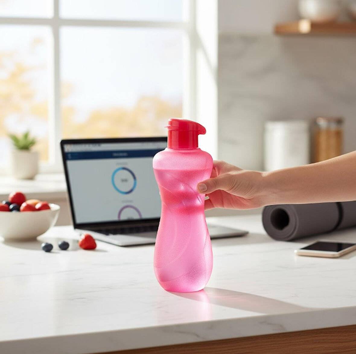 Titiz Waterfresh 750 ml Spor Matara - BPA İçermez, Taşınabilir Su Şişesi -