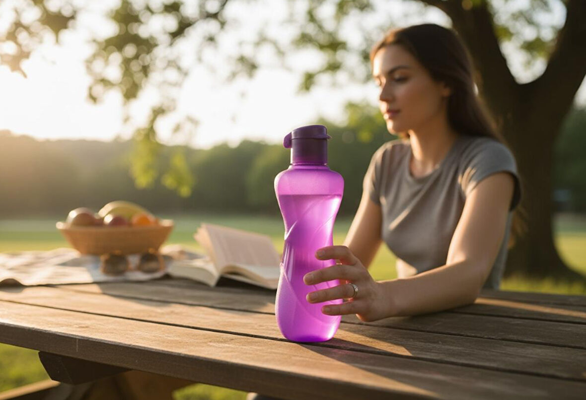 Titiz Waterfresh 750 ml Spor Matara - BPA İçermez, Taşınabilir Su Şişesi - Mor