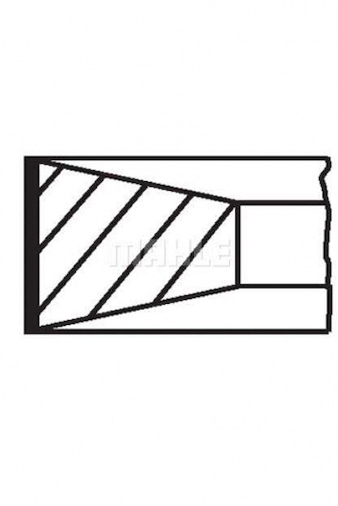 İveco Ticarı Motor Segmanı Master Ducato Boxer II Jumper II Movano Daıly 2,8td / 2,8jtd / 2,8hdi (94,80mm) / (0,4 - Mahle 00990n1