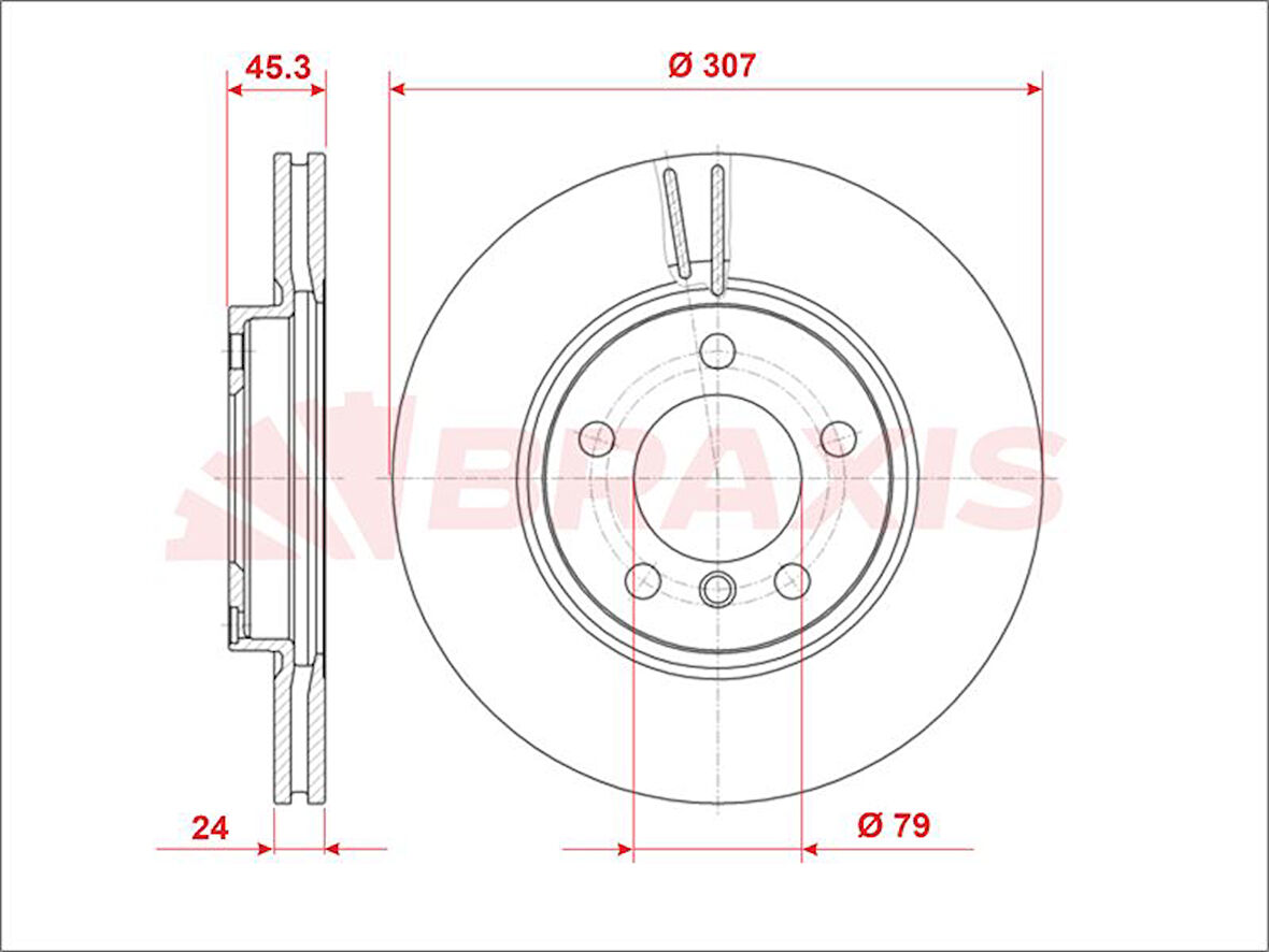 Mini Cooper Fren Diski On Mini Countryman Paceman R60 R61 - Braxıs Ae1014