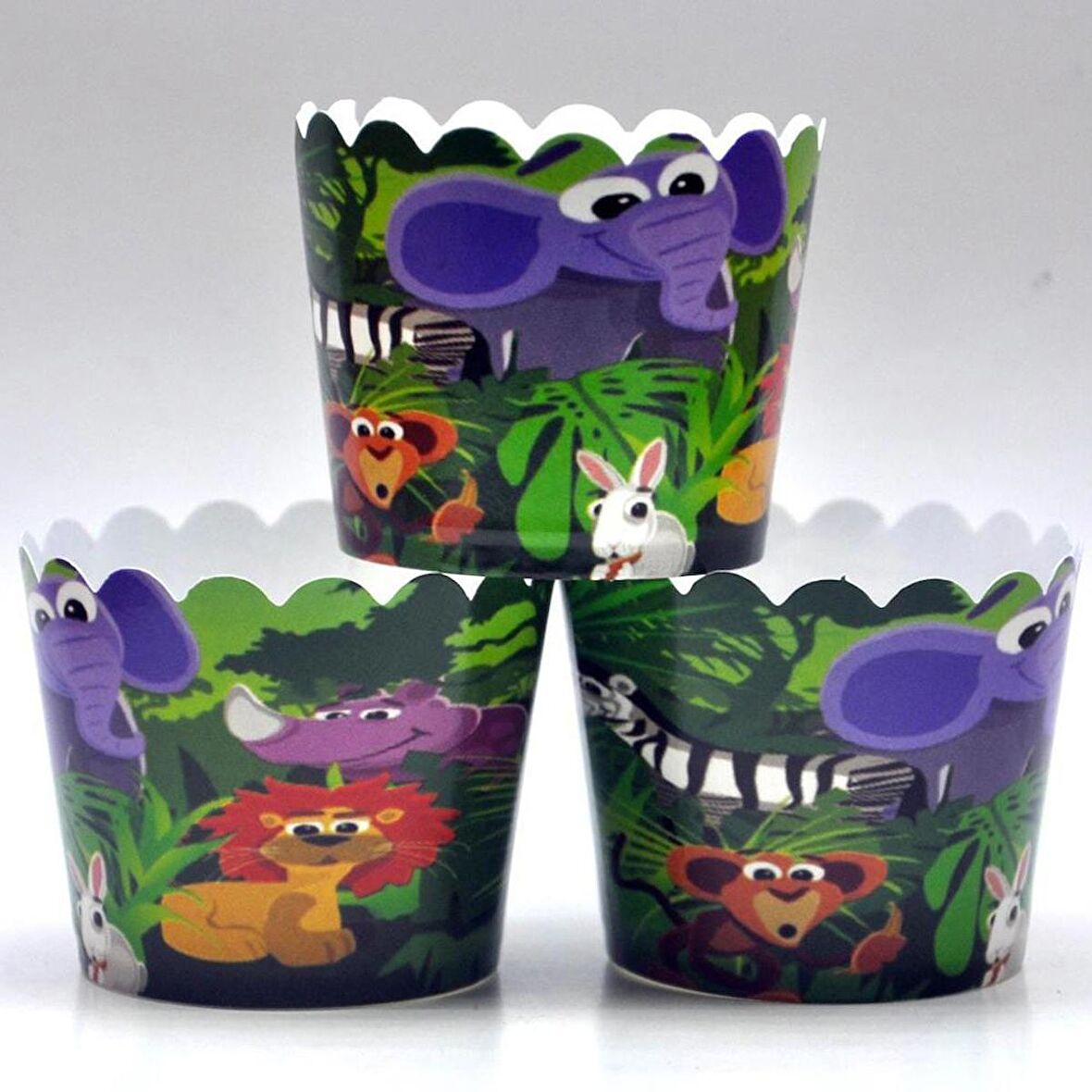 Safari Cupcake (Muffin) Kabı (25 adet)