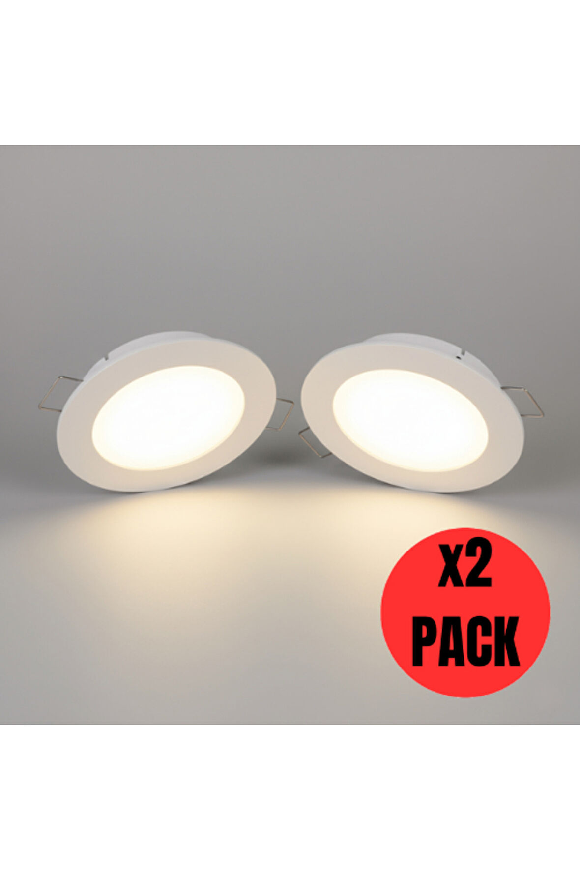 KDL 403 Slim LED Panel 2'li Spot Gömme 18W 1440 Lümen - 4000K - Ilık Beyaz