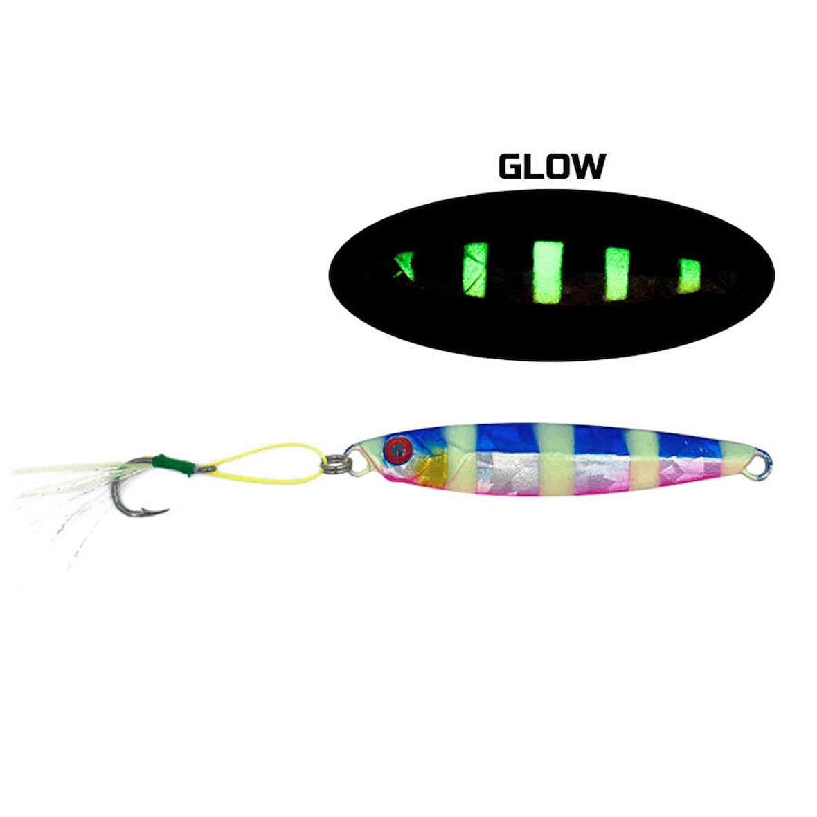 Albastar Drag Jig Sahte Yemi SILVER-15GR