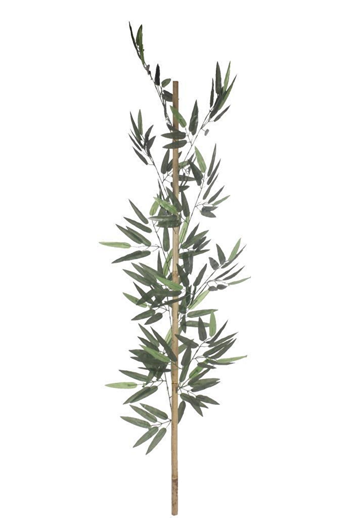Yapay Bambu Sopası 14 Yapraklı 180cm Yapay Çiçek Bambu Duvarı