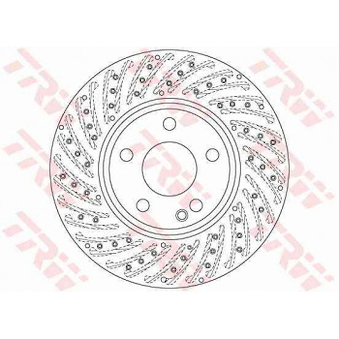 Mercedes Fren Diski On W176 12> W246 11> W242 11> C117 13> X117 15> X156 13> - Trw Df6262s