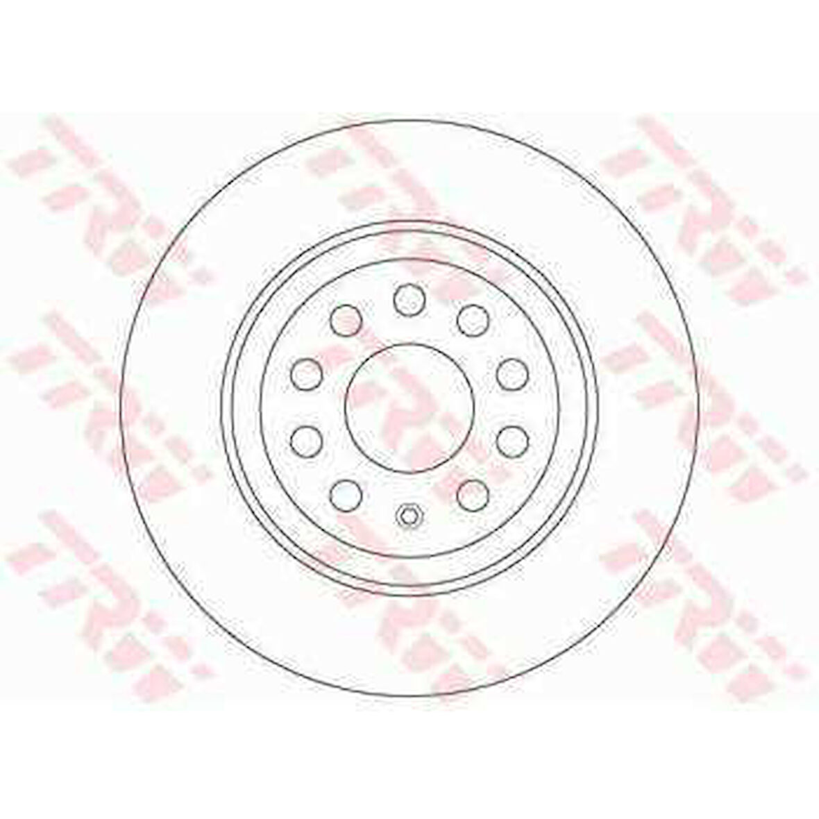 Vag Fren Diski Arka Golf VII 13> Passat Superb Q3 15> Tiguan 16> Touran 15> Arteon 17> - Trw Df6504