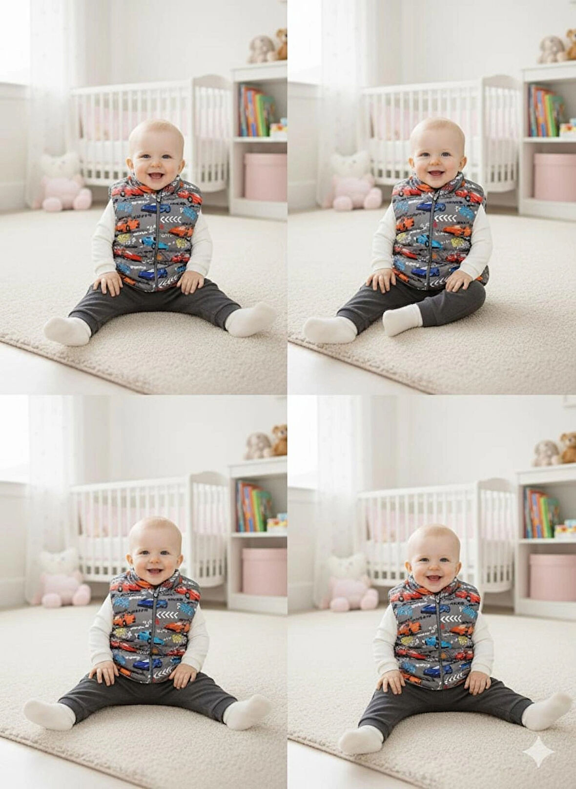 Laura baby Araba Desenli Erkek Bebek/Çocuk Şişme Yelek