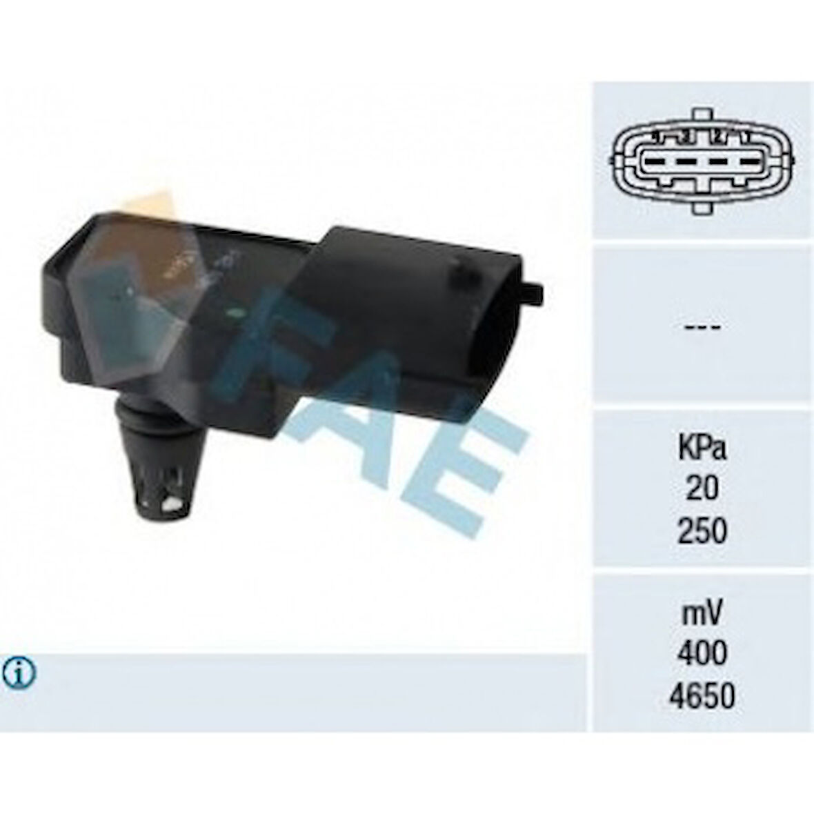 Opel Map Sensoru Astra J A14net – A16let – B14net İnsignia A 09>17 A16let Astra H – Meriva A - Fae 15044