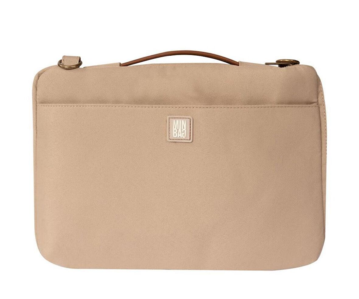 Minbag Micheal 15" Laptop Çantası Krem