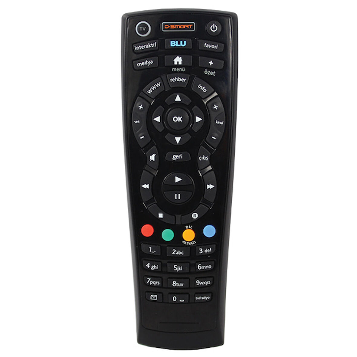 Weko D-Smart HD BLU Akıllı Uydu Alıcı Kumandası