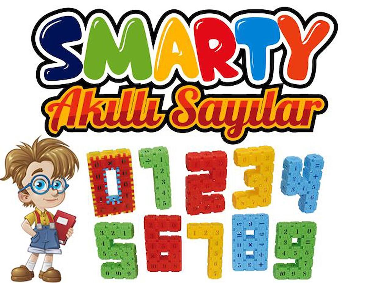 SMARTY - AKILLI SAYILAR EĞİTİCİ BLOK OYUNU 250 PARÇA