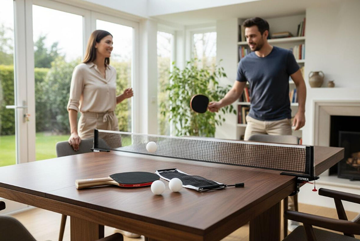 Matrax Sport Fileli Masa Tenisi Seti - 2 Raket + 3 Top + File Aparatı