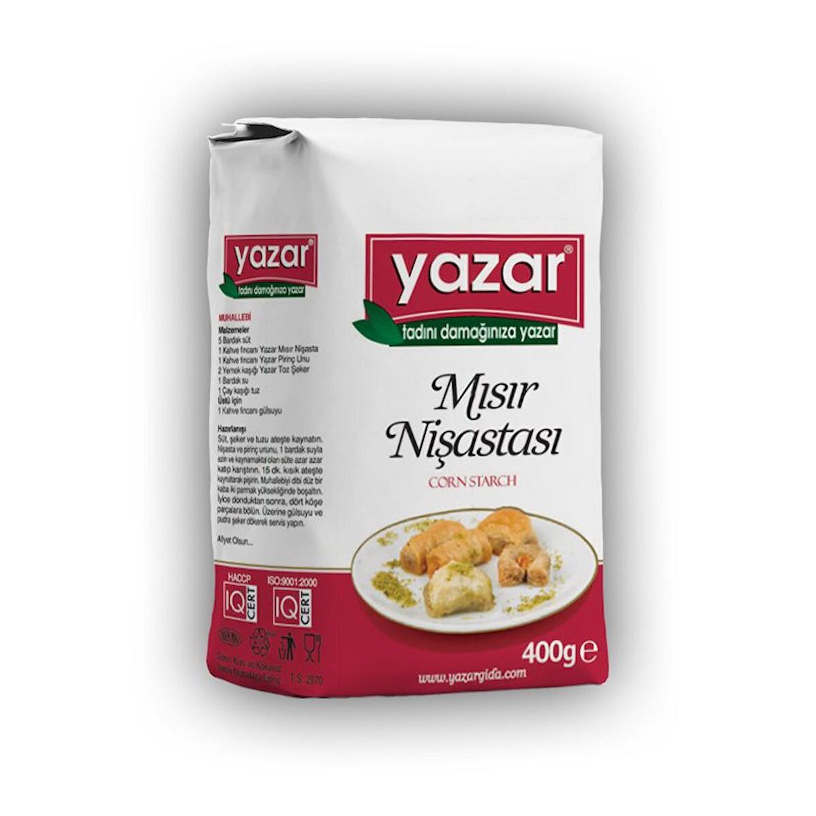 Yazar Mısır Nişastası 400 Gr.