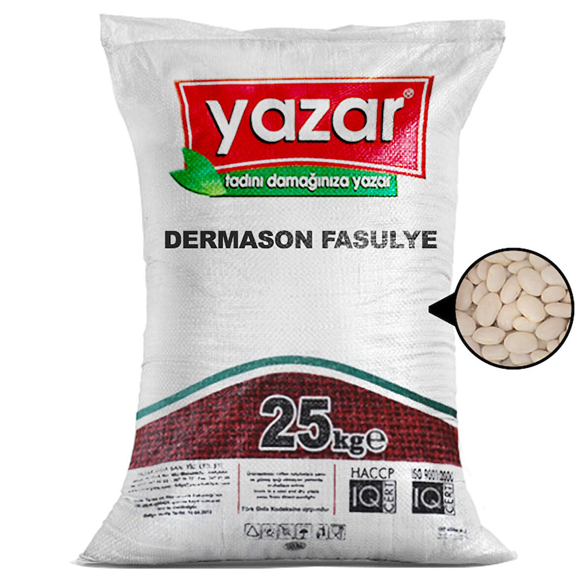 Yazar Dermason Fasulye 25 Kg.