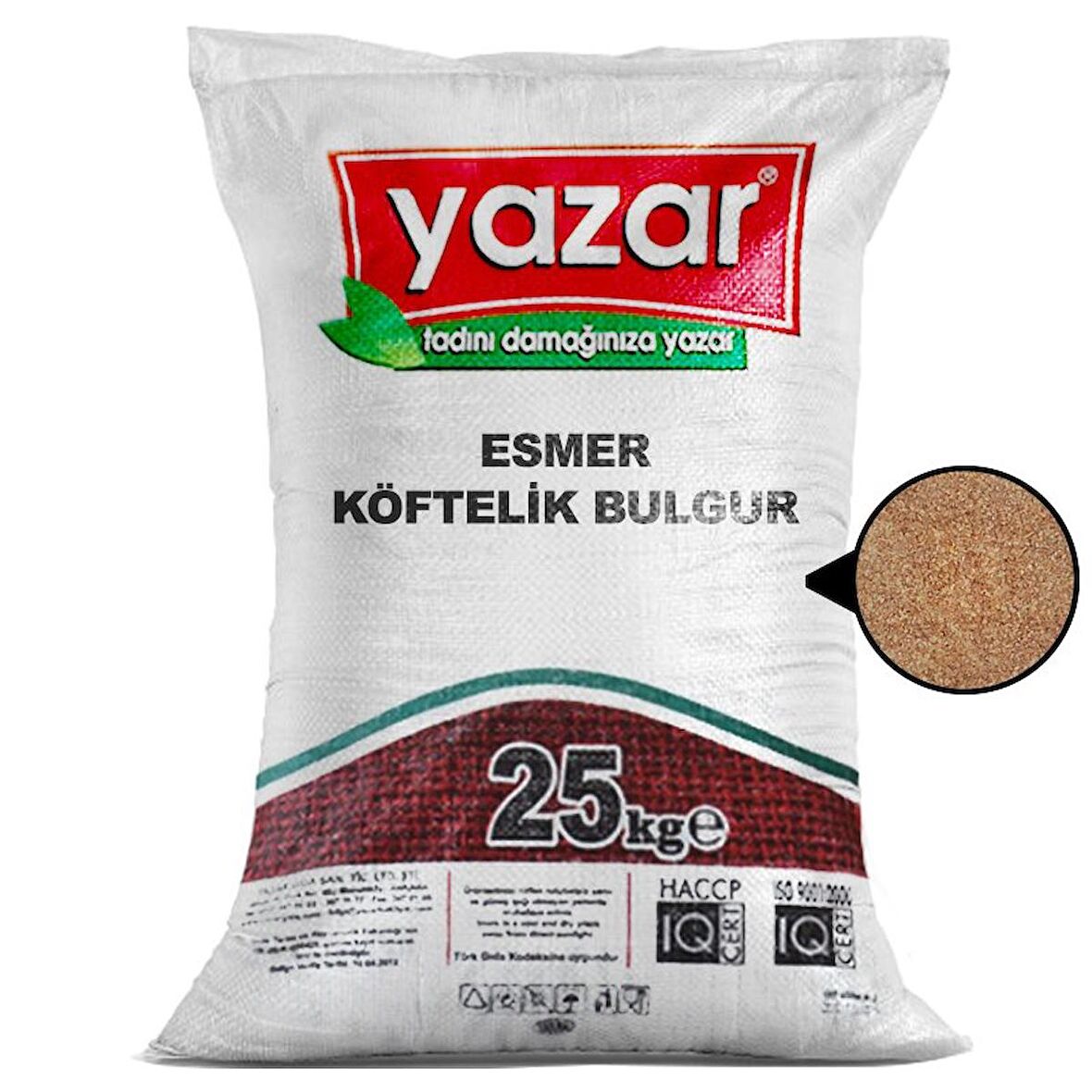 Yazar Esmer Köftelik Bulgur 25 Kg.