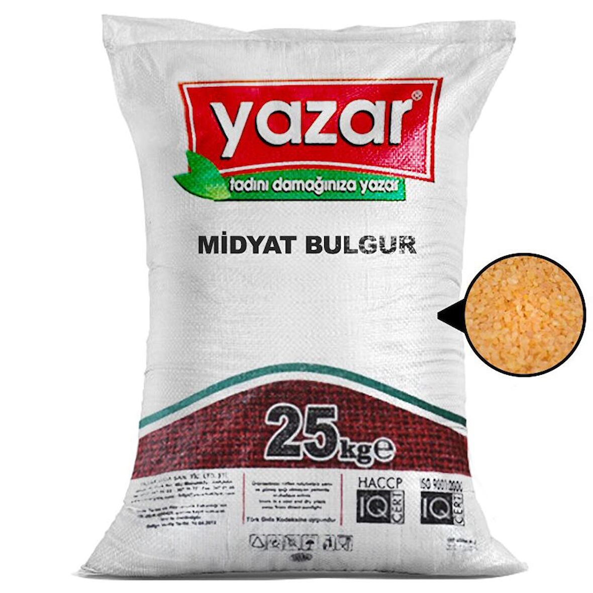 Yazar Midyat Bulgur 25 Kg.