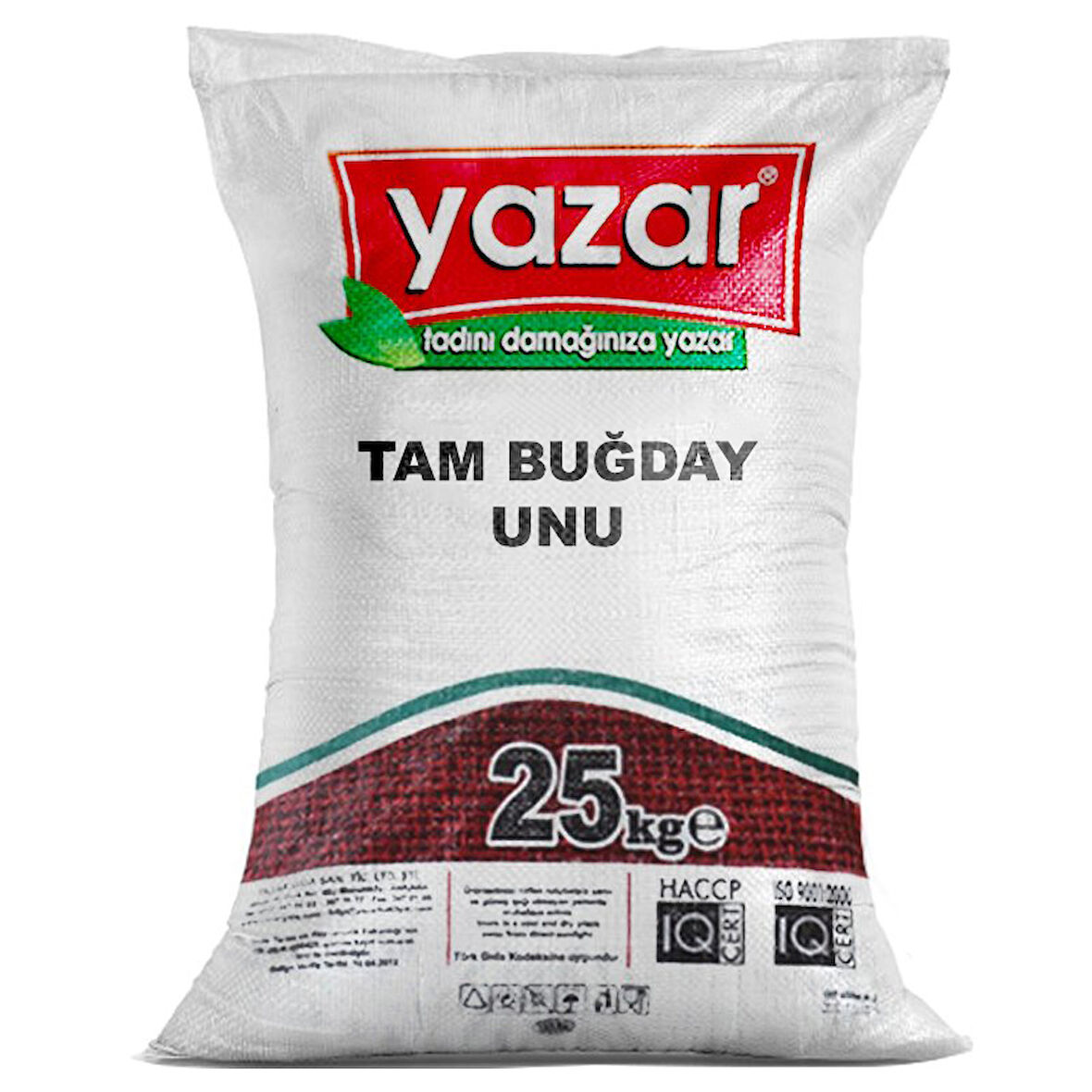 25 Kg Yazar Taş değirmende Öğütülmüş Tam Buğday Unu 