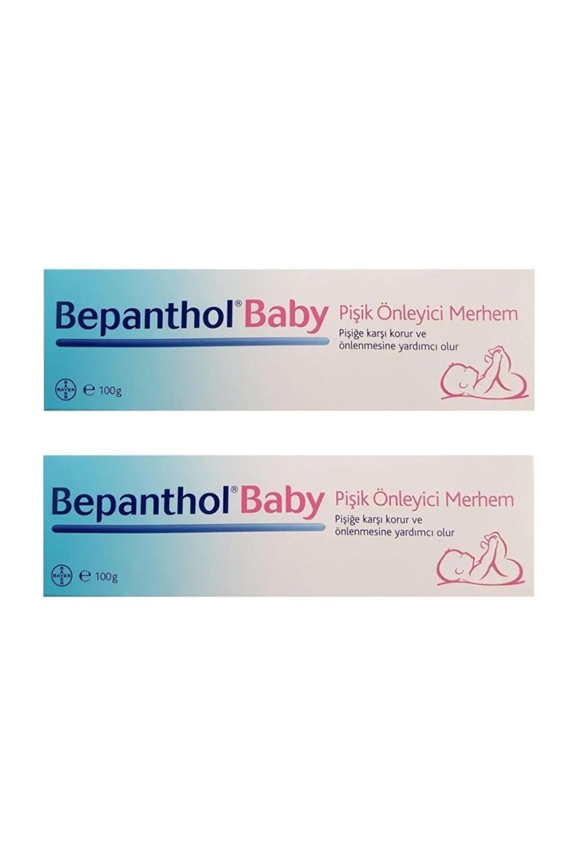 Bepanthol Baby Pişik Önleyici Merhem 100 gr 2 Li Paket