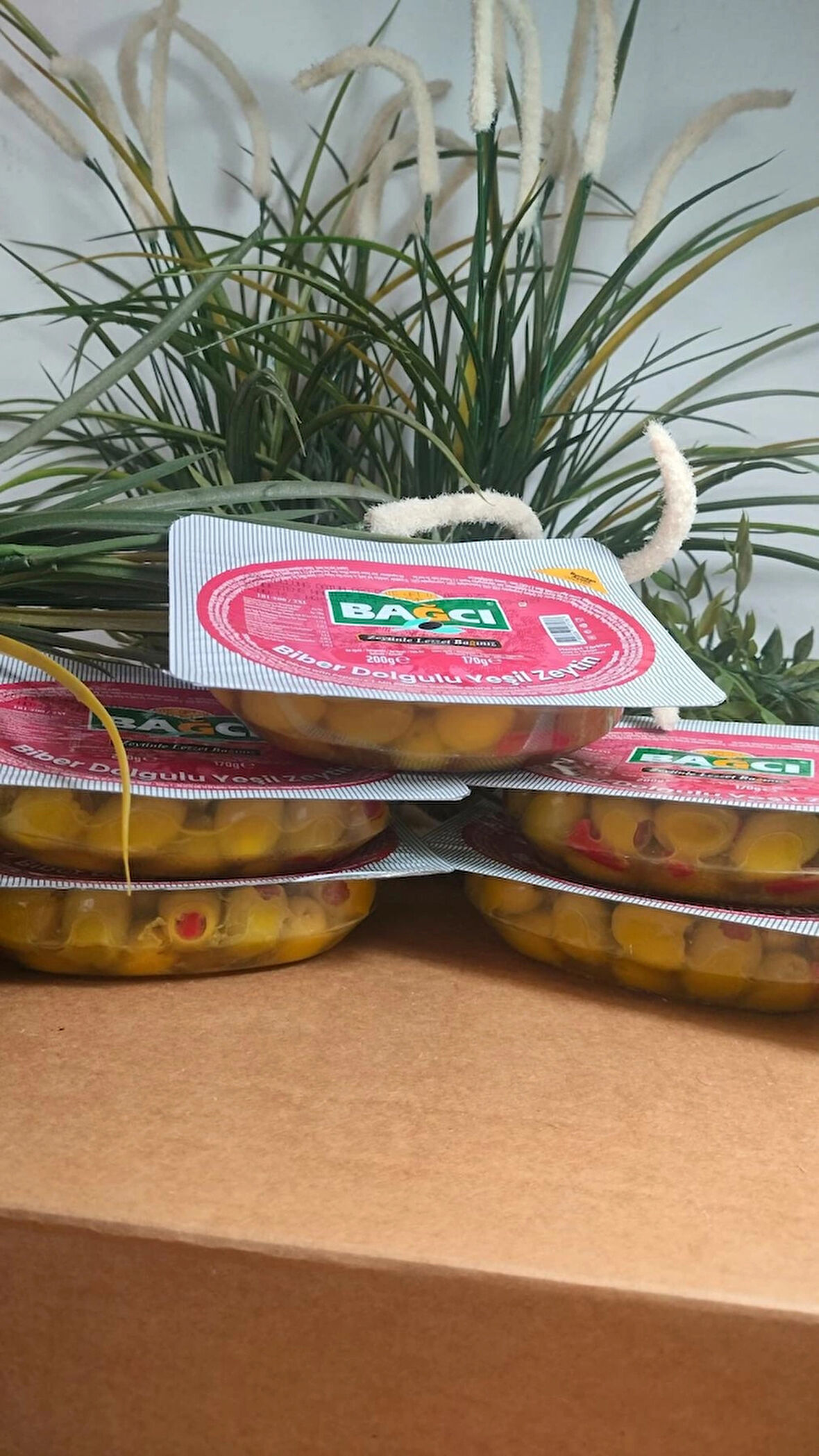 biber dolgulu yeşil zeytin 200 gx5