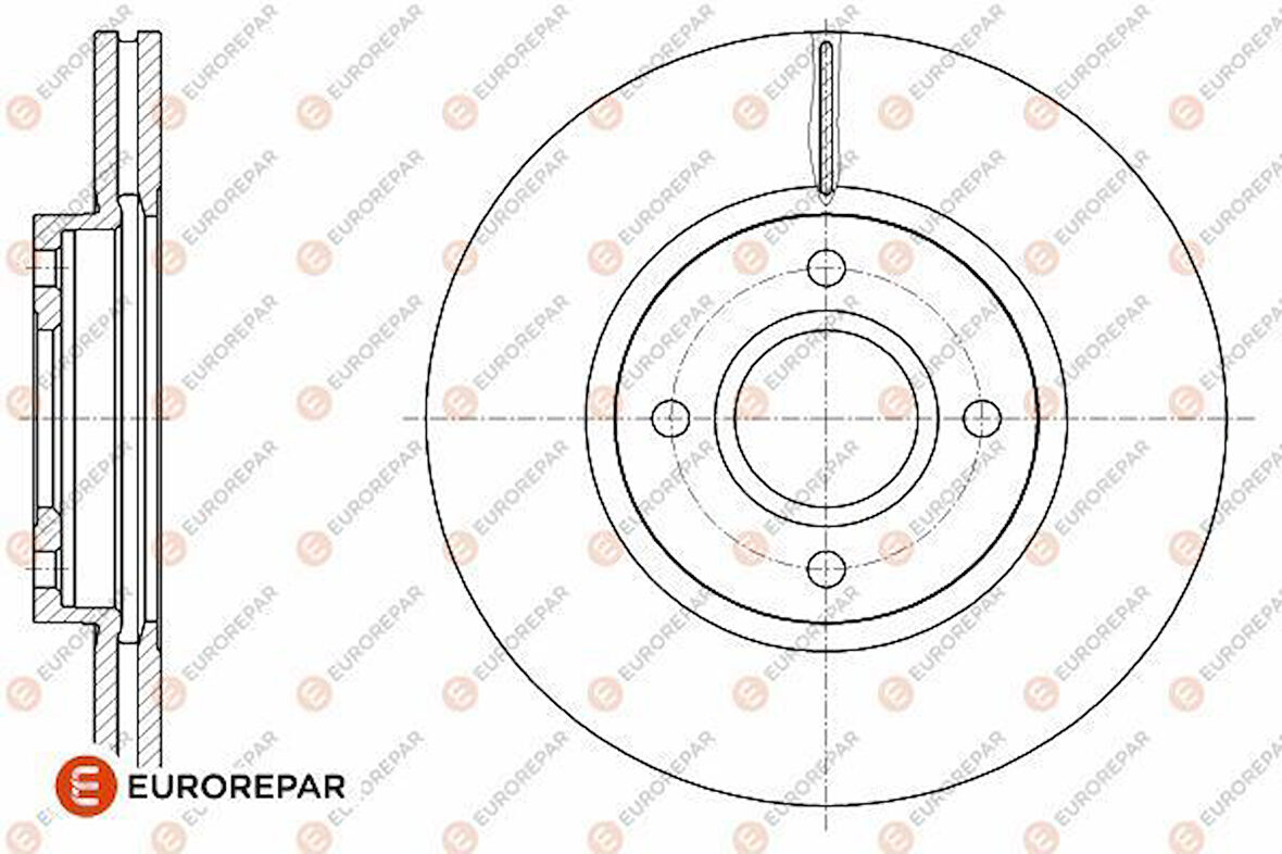Ford Fren Diski Ön - Ay11 1125 Aa - 1642762180