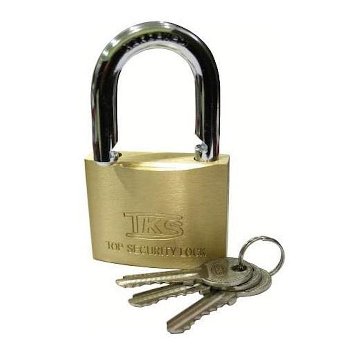 TKS Asma Kilit 60 mm Pirinç Sarı