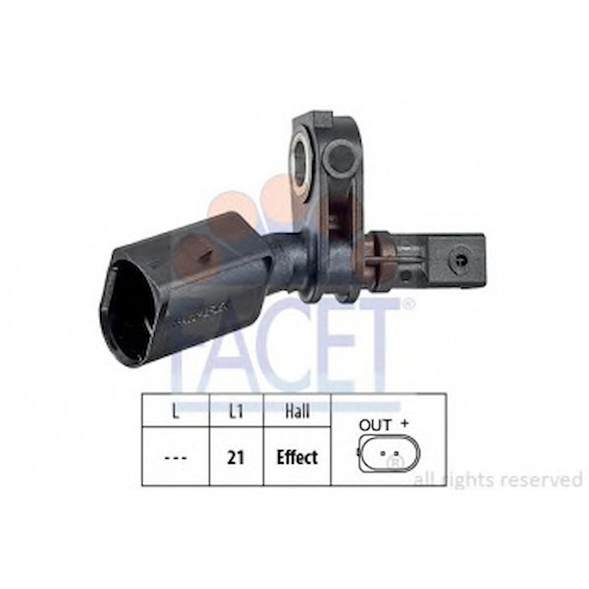 Vag Abs Sensoru Sol On Golf VII 13>> Passat 15>> Polo 05>> Tiguan 16>> Touran 16>> 12>> A1 11>> A3 13>> - Facet 21.0011