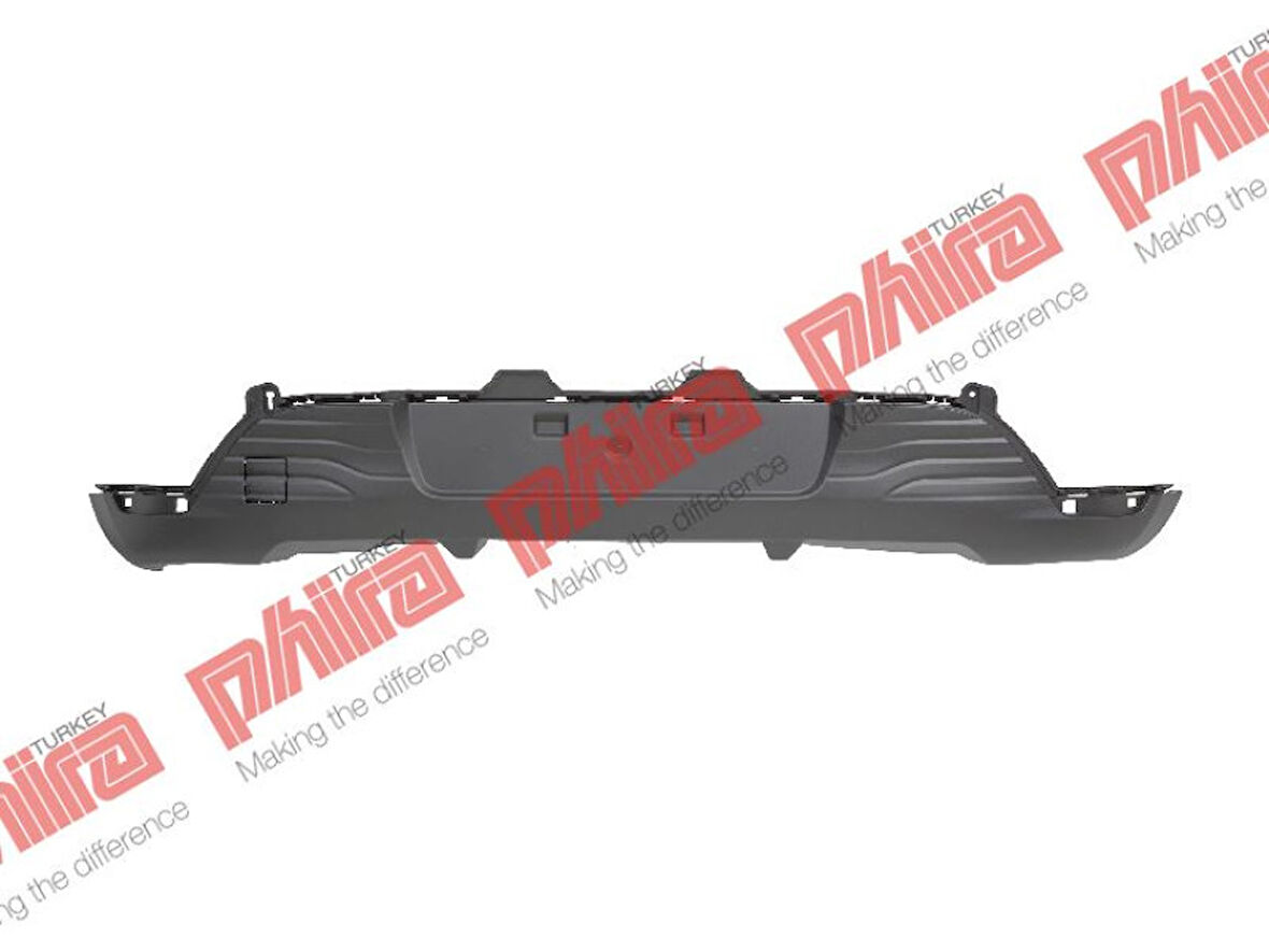 Renault Arka Tampon Alt Mat Siyah Clio IV 12> - Phira CL-12310