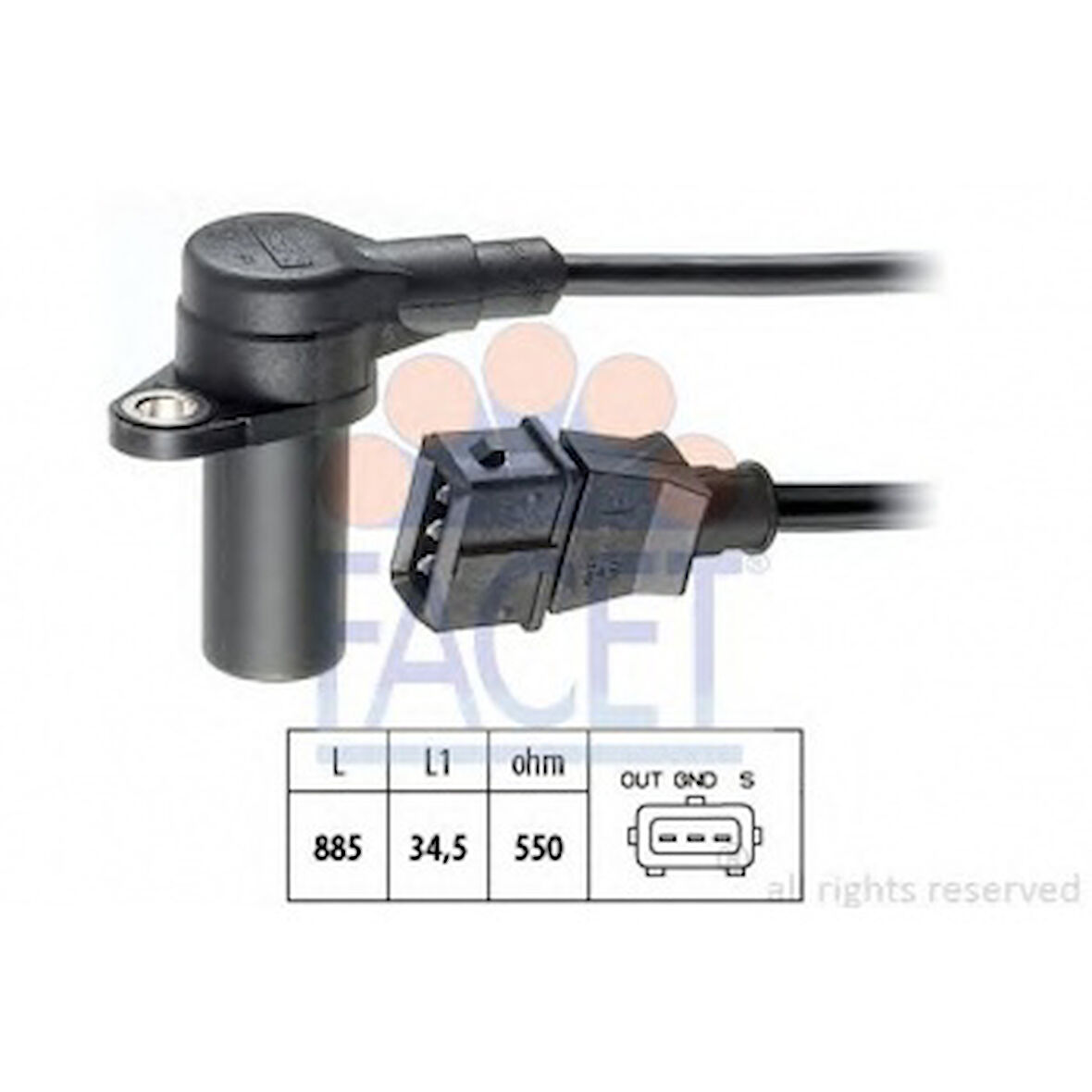 Opel Krank Devir Sensoru X16xel X14xel Astra F Corsa B Vectra B - Facet 9.0162