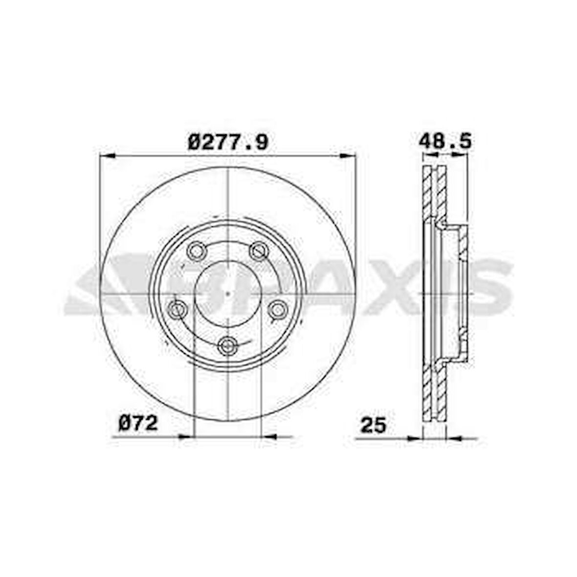 Mazda On Fren Aynası Havalı Mazda 5 05>mazda 3 03>10 277×5 - Braxıs Ae0153