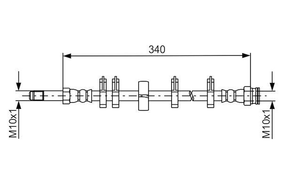 Fiat Fren Hortumu Ön - Fren Hortumu Ön - Bch 1987481667